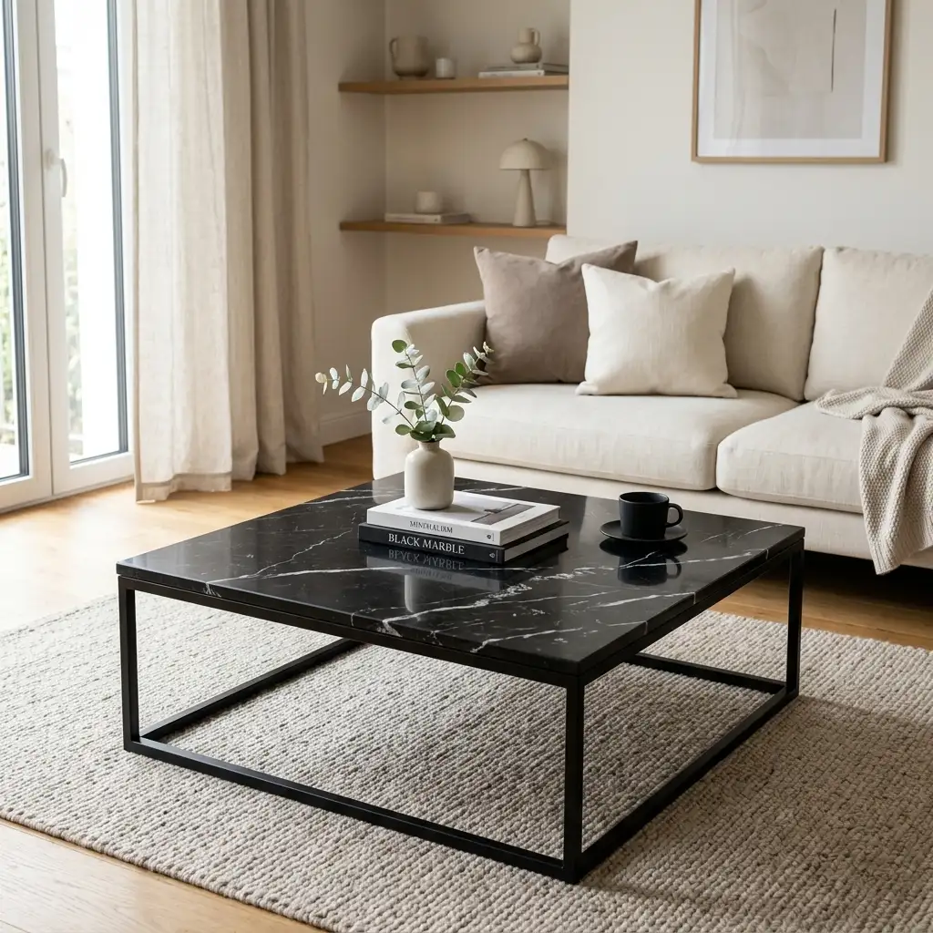 Black Marble Coffee Table