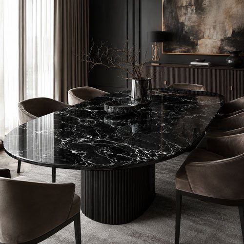 Black-Marble-Dining-Tables