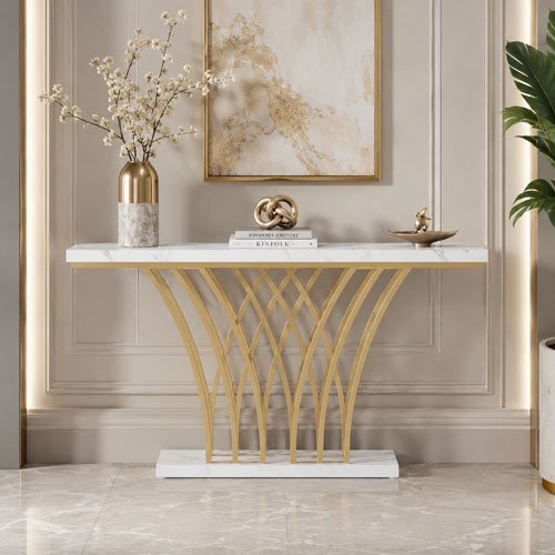 Gold-and-Marble-Console-Table