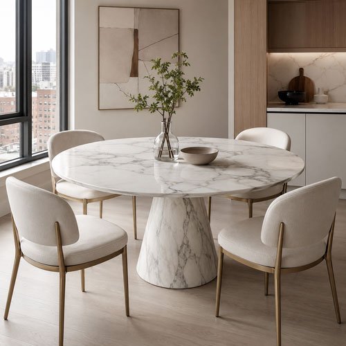 Round-Marble-Dining-Tables