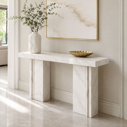 White-Marble-Console-Table