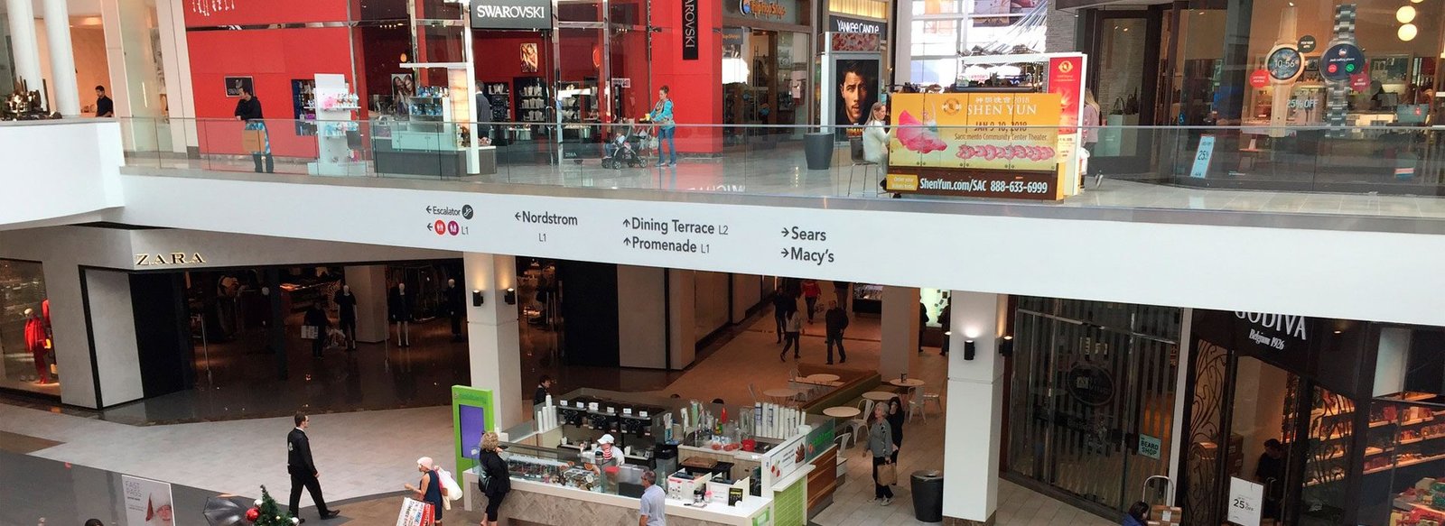 Westfield Galleria Crema Marfil Flooring Project