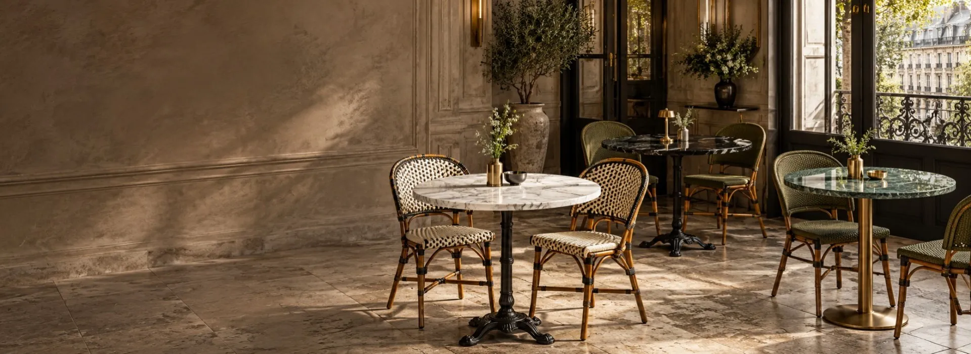 Custom Marble Bistro Table