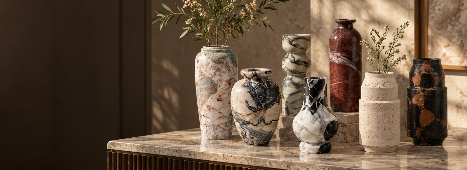 Marble Vases for Sale
